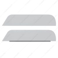 304 Stainless Steel 6" Chop Top Window Trim For 2008-2017 Freightliner Cascadia (Pair)