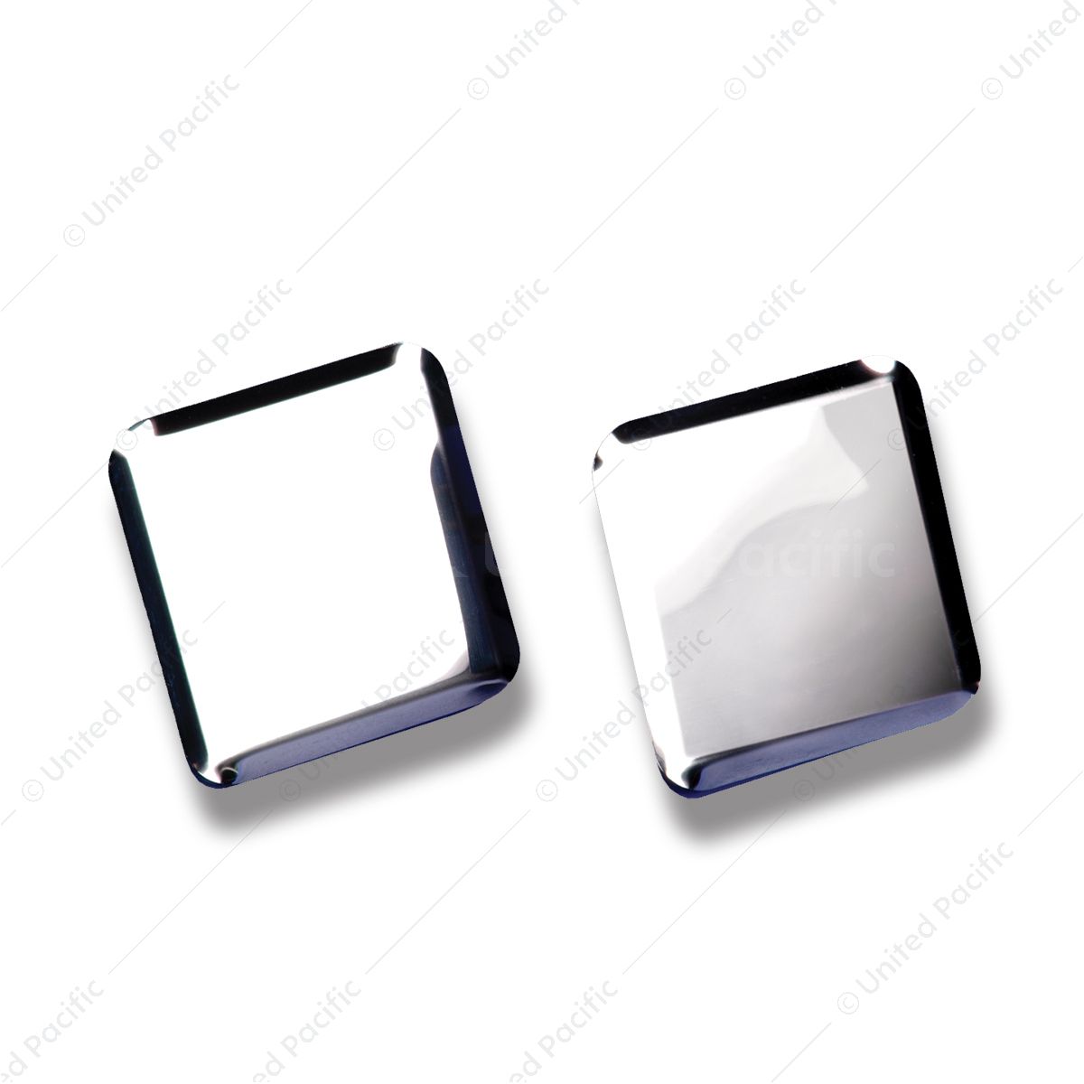 Stainless Boltless Tow Hole Covers For All Kenworth Models With 2" Receiver (2-Pack)