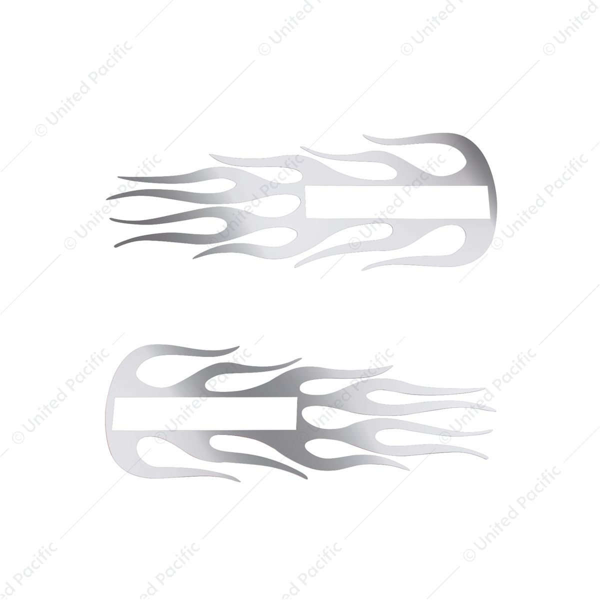 Stainless Hood Emblem Accent Flame For All Kenworth Models