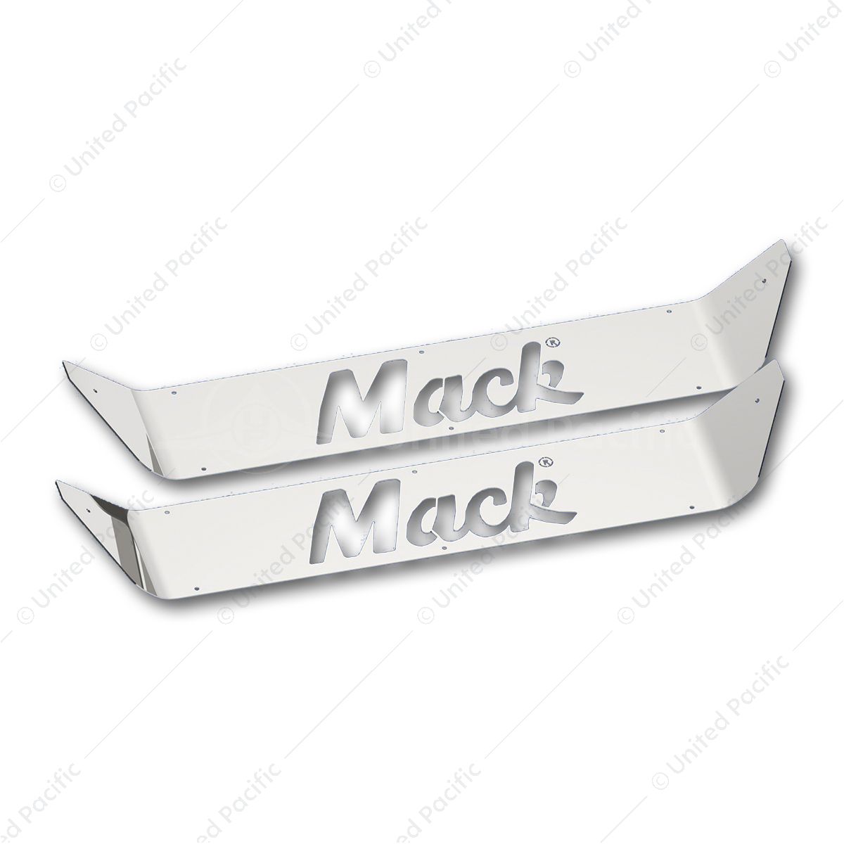 Stainless Upper Scuff Panel With Logo For Mack CH/CL