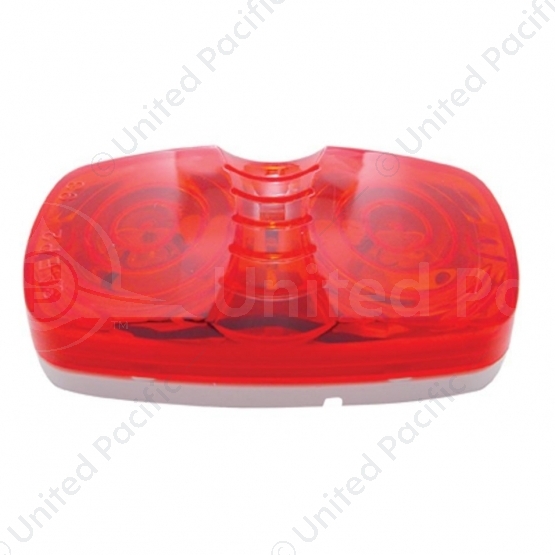 Tiger Eye Light (Clearance/Marker) With White Base - Red Lens