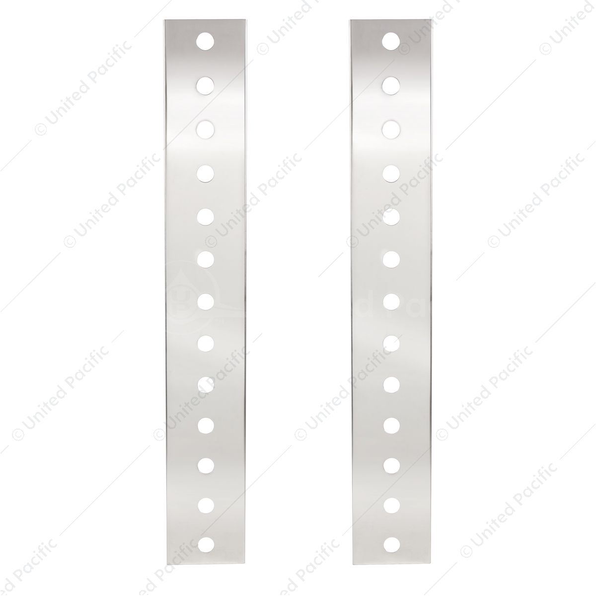 Peterbilt Stainless Front Air Cleaner Bracket Only - 26 Mini Light Cutouts