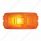 Single Bulb Rectangular Light (Clearance/Marker) - Amber Lens