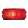 Single Bulb Rectangular Light (Clearance/Marker) - Red Lens