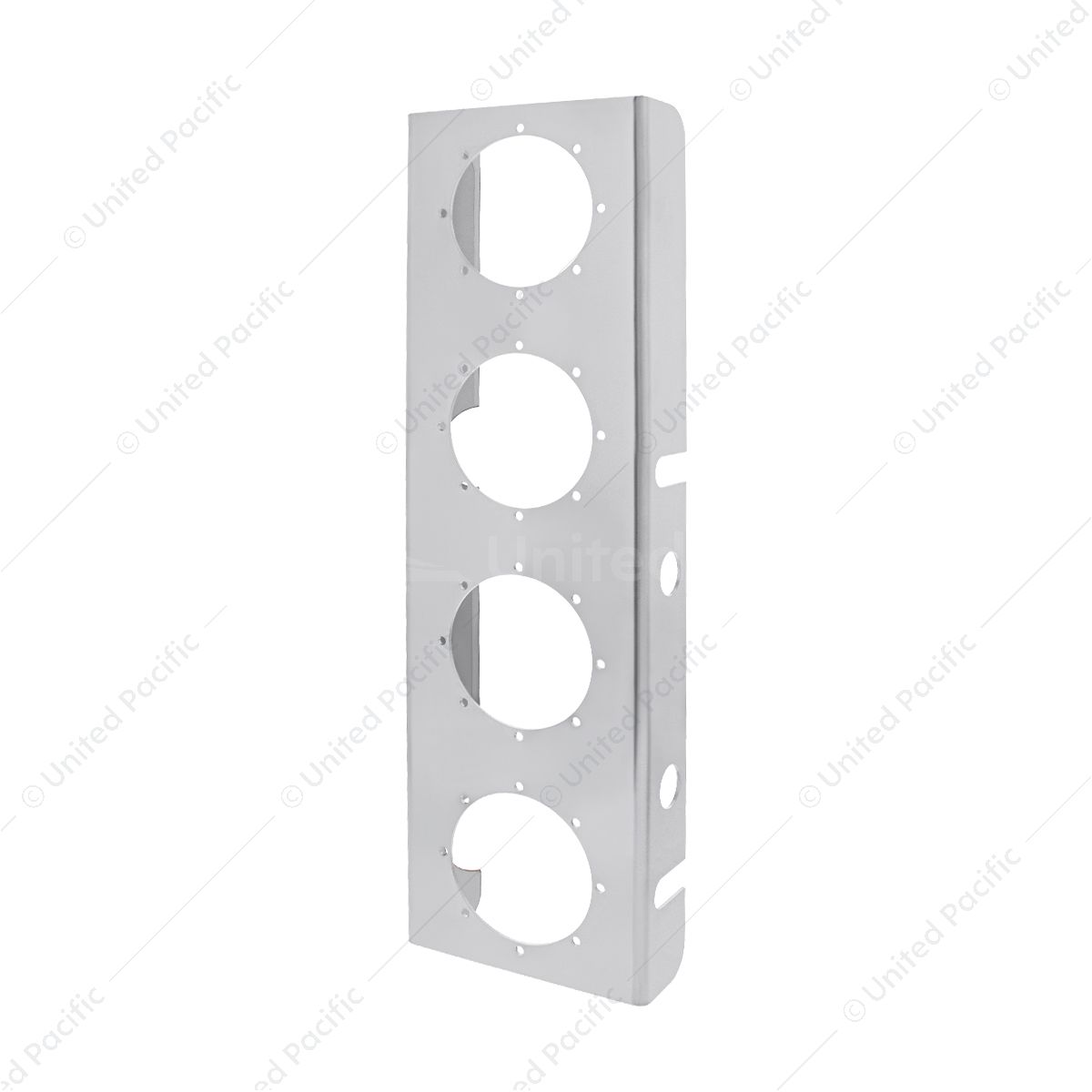 430 Stainless Steel Front Air Cleaner Bracket With Four 2" Round Light Cutouts (Pair)