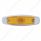 Single Halogen Bulb Light (Clearance/Marker) With SS Bezel - Amber Lens (Bulk)