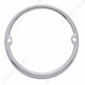 Stainless Round Cab Light Bezel