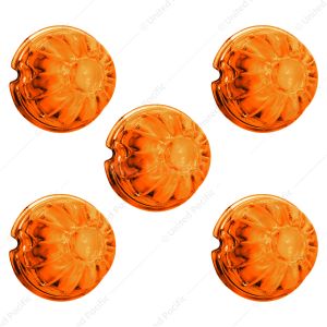 Watermelon Glass Marker Light Lens - Amber (5 Pcs)