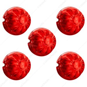 Watermelon Glass Marker Light Lens - Red (5 Pcs)
