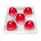 Watermelon Glass Marker Light Lens - Red (5 Pcs)