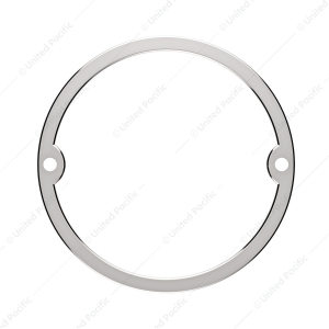 Stainless Steel Low Profile Cab Light Bezel