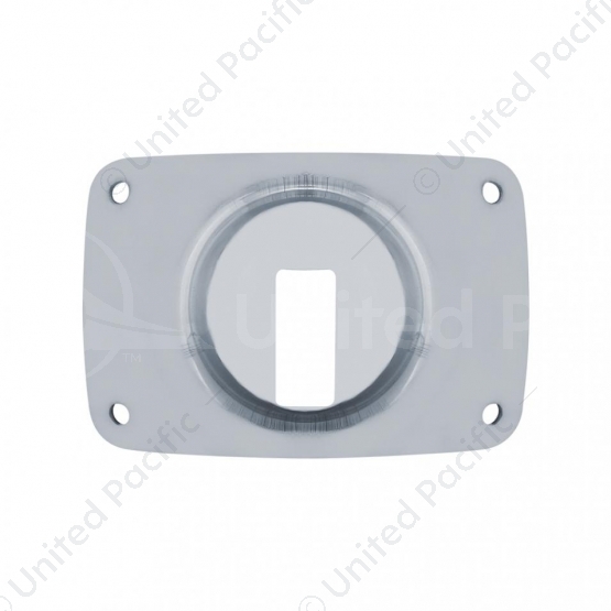 Stainless Peterbilt Headlight Inner Mounting Base Plate