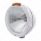 Chrome Classic Headlight H4 Bulb & Turn Signal - Amber Lens