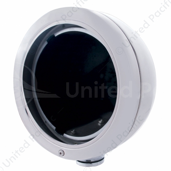 Stainless Steel "BULLET" Classic Headlight Housing - No Turn Signal