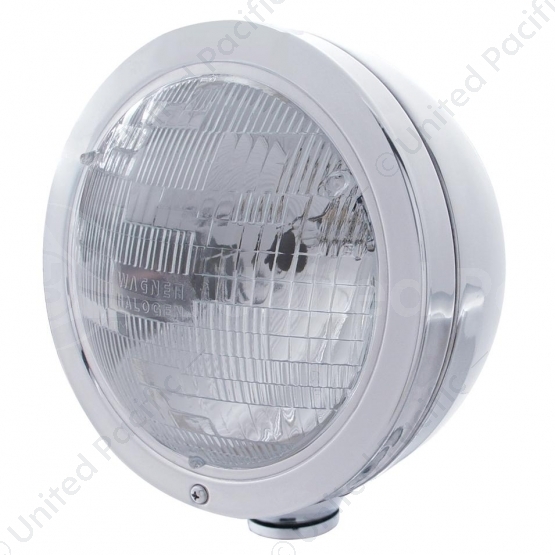 Stainless Steel "Bullet" Classic Headlight H6024 Bulb