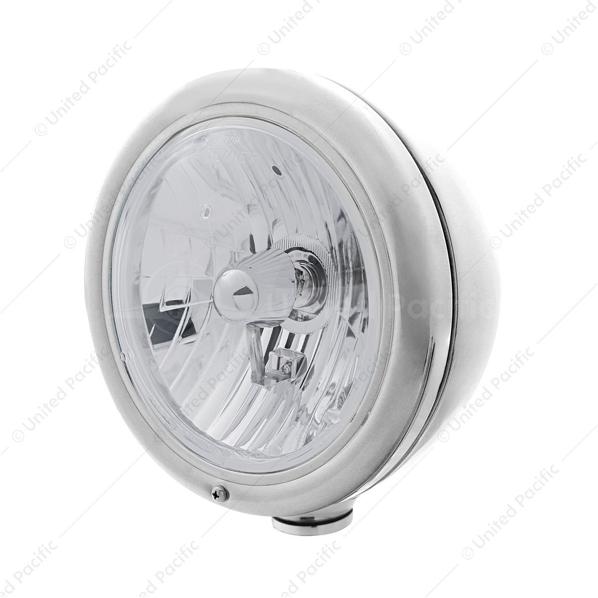Stainless Steel Classic Headlight Crystal H4 Bulb