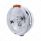 Stainless Steel Classic Headlight Crystal H4 Bulb & Turn Signal - Amber Lens