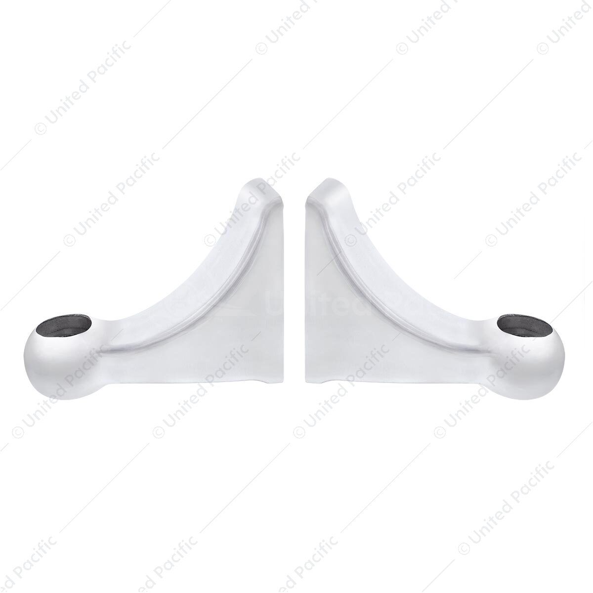 Polished L Shape Headlight Bracket (Pair)