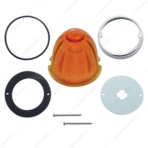 Grakon 1000 Cab Light Conversion Kit With Watermelon Glass Lens & Twist In Base - Amber