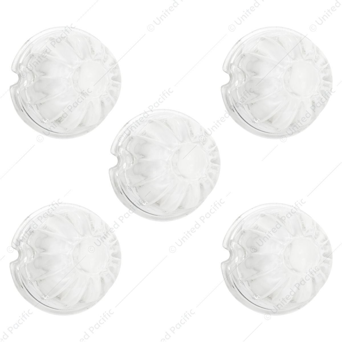 Watermelon Glass Marker Light Lens - Clear (5 Pcs)