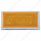 Rectangular Quick Mount Reflector With Chrome Bezel - Amber