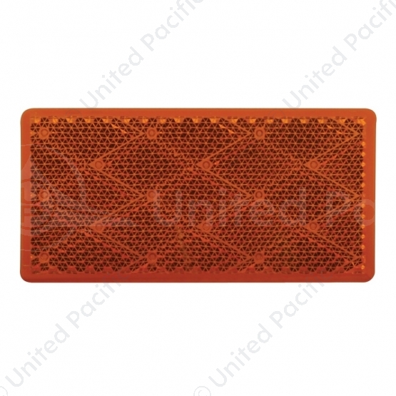 Rectangular Quick Mount Reflector - Amber