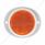 3-3/16" Round Reflector With Aluminum Mount Base - Amber