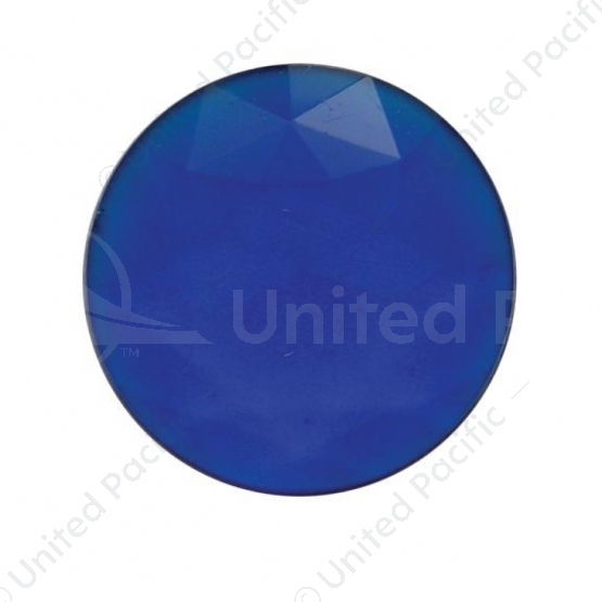 1-3/8" Round Plastic Dome/Map Light Lens - Blue