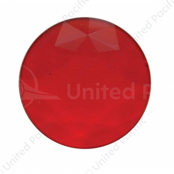 1-3/8" Round Plastic Dome/Map Light Lens - Red
