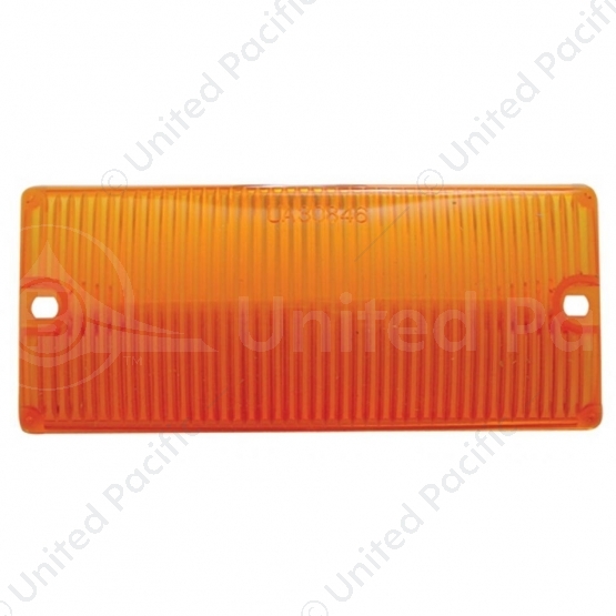 2-3/16" x 5-3/16" Door Light Lens - Amber