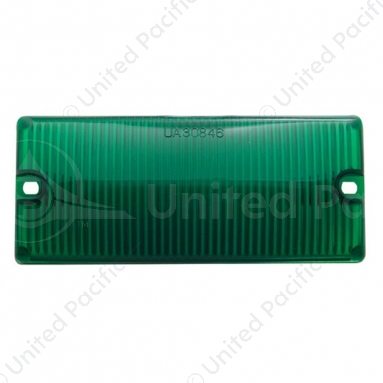 2-3/16" x 5-3/16" Door Light Lens - Green