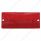 2-3/16" x 5-3/16" Door Light Lens - Red
