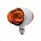 Chrome Double Face Housing With 2 Watermelon Glass Lens - Amber