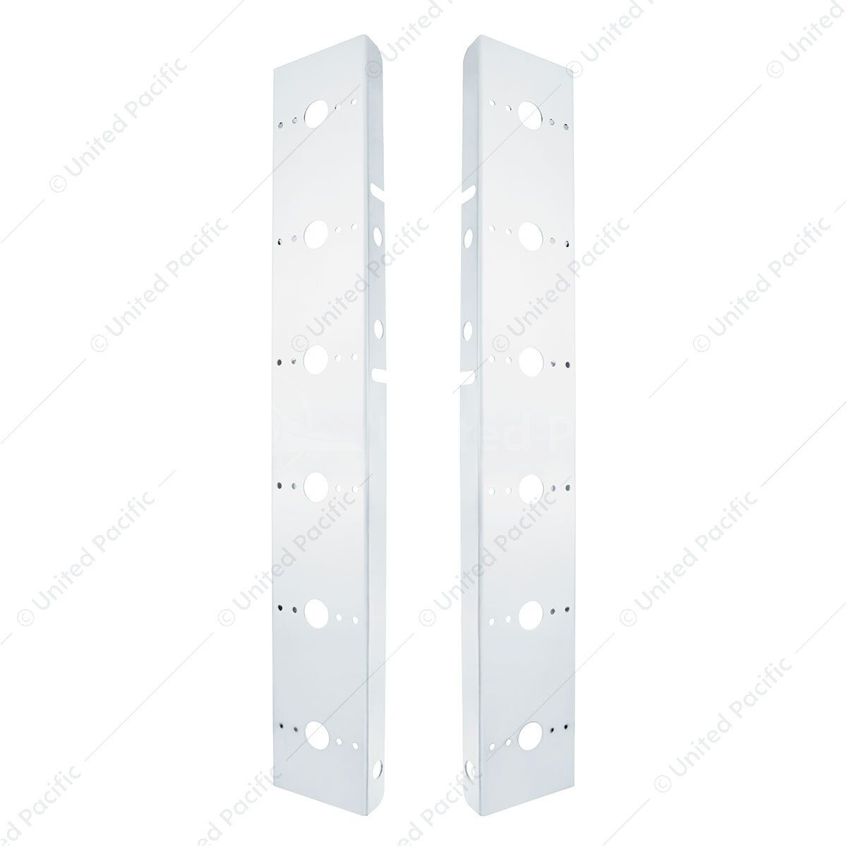 Peterbilt Stainless Front Air Cleaner Bracket Only - 12 Light Cutouts