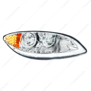LED Headlight With LED Light Bar & Turn Signal For 2006-2017 International Prostar