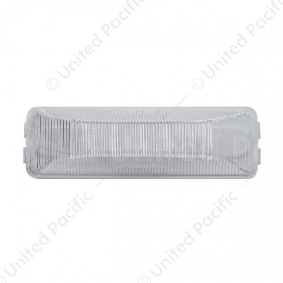 Incandescent Rectangular Fender Mount Utility Light - Clear Lens
