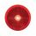 2-1/2" Round Reflectorized Light (Clearance/Marker) - Red Lens