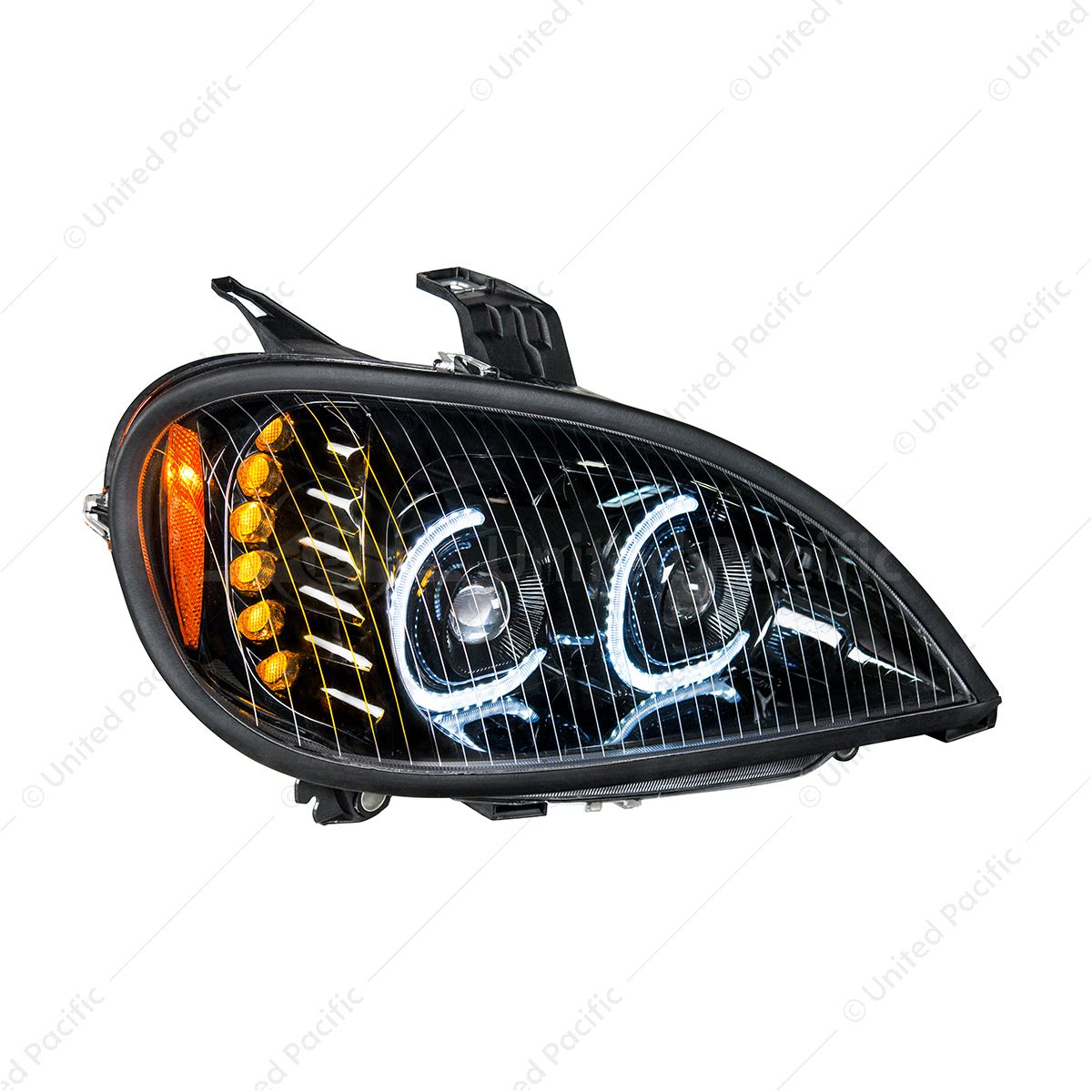 High Power LED Blackout Projection Headlight For 2001-2020 Freightliner Columbia - Passenger
