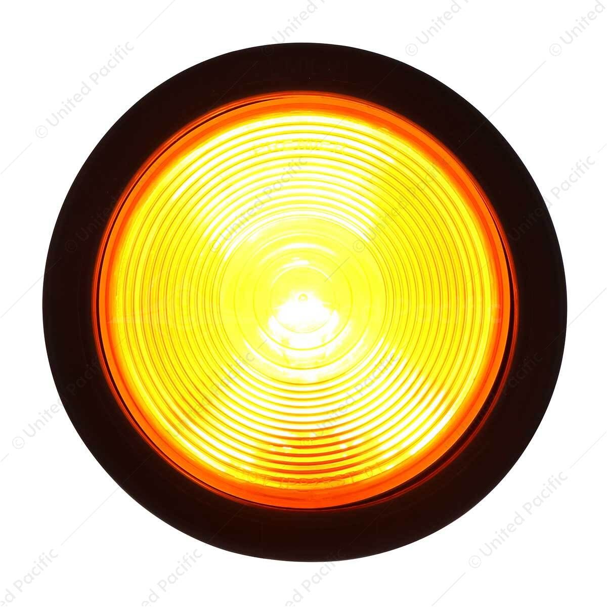 4" Round Dual Function Turn Signal Light Kit - Amber Lens
