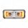High Power LED "Chrome" Projection Headlight With LED Turn Signal & Position Light Bar - Passenger