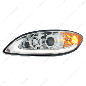 Projection Headlight With LED Light Bar For 2006-2017 International Prostar