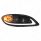 Black Projection Headlight With LED Light Bar For 2006-2017 International Prostar - Passenger