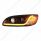 Black Projection Headlight W/LED Dual Function Light Bar For PB 386 (2005-2015) & 387 (1999-2010) -