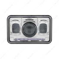 ULTRALIT - 11 High Power LED 4" X 6" Projection Headlight - Low Beam