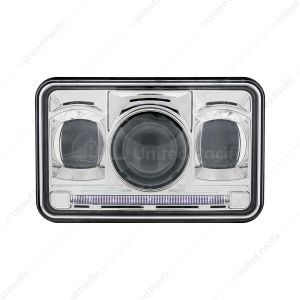 ULTRALIT - 11 High Power LED 4" X 6" Projection Headlight - Low Beam