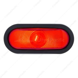 6" Oval Light Kit (Stop, Turn & Tail) - Red Lens