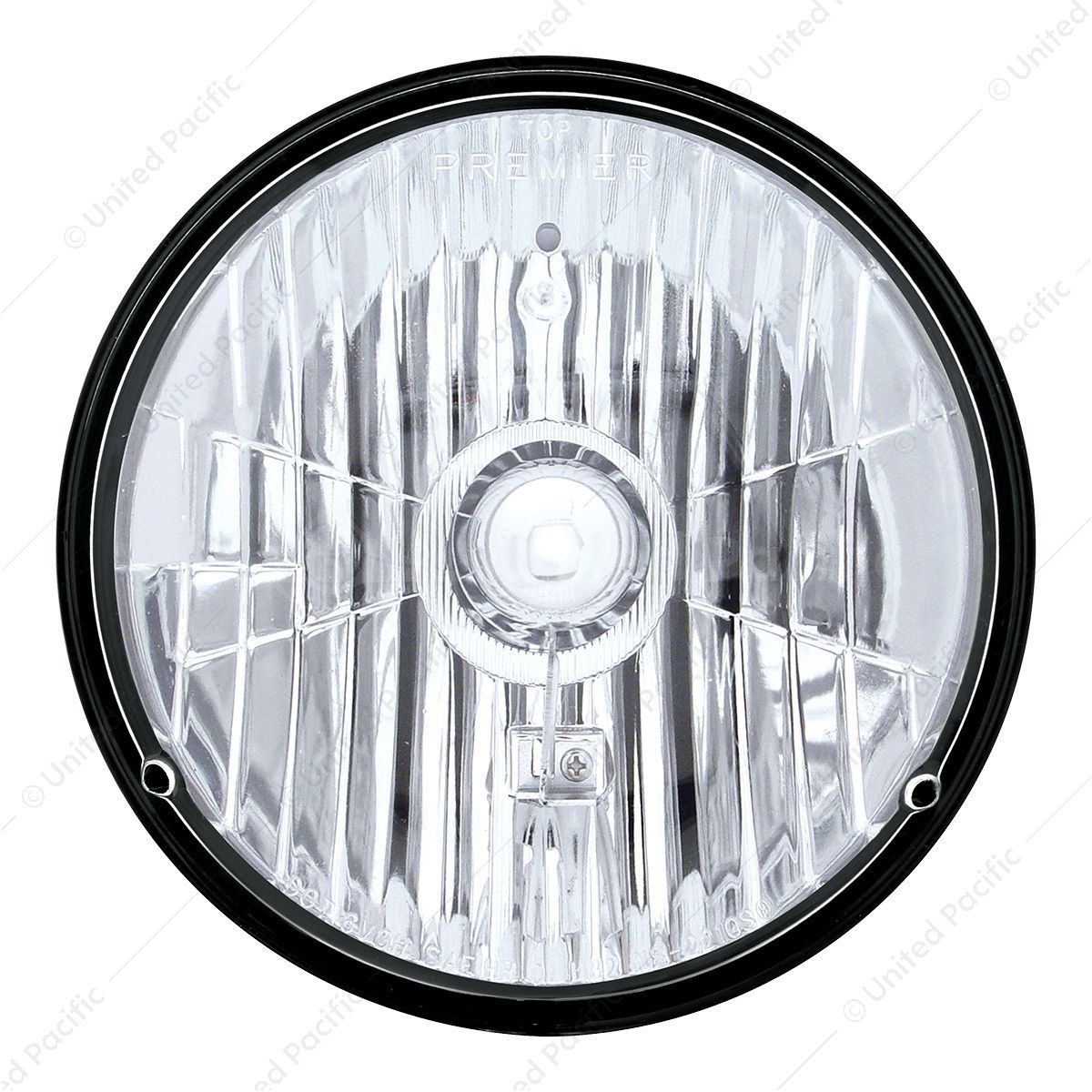 7" Crystal Headlight, Glass Lens