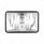 ULTRALIT - Single High Power CREE LED 4" X 6" Headlight - Low Beam