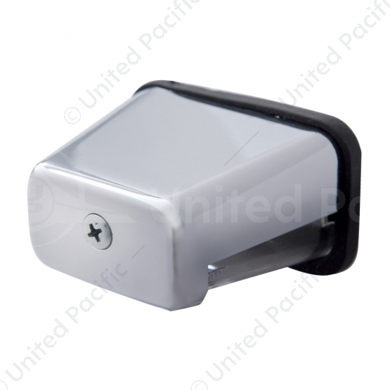 Chrome Rectangular License Light