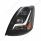 Blackout Projection Headlight With LED Position Light Bar For 2003-2017 Volvo VN/VNL - Driver